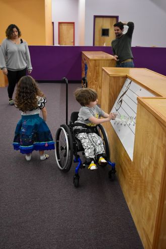 Kids playing trombones